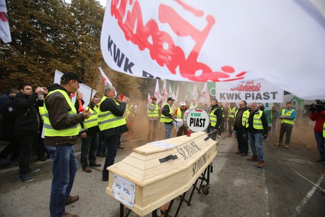 Protest w Rudzie Śląskiej