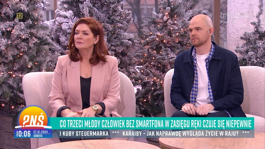 Katarzyna Dowbor i Filip Antonowicz w „Pytanie na śniadanie” TVP