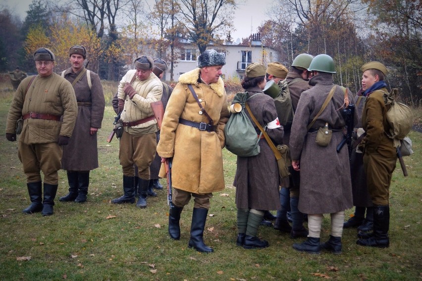 Jak Sowieci zajmowali Katowice: Rekonstrukcja historyczna na Kolejarzu [ZDJĘCIA]