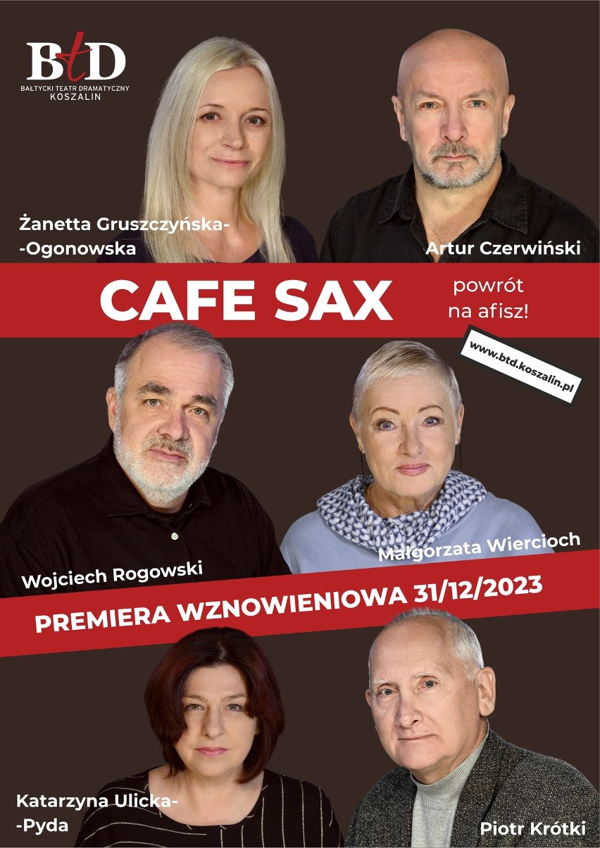 Cafe Sax wróciło na deski koszalińskiego teatru [ZDJĘCIA]