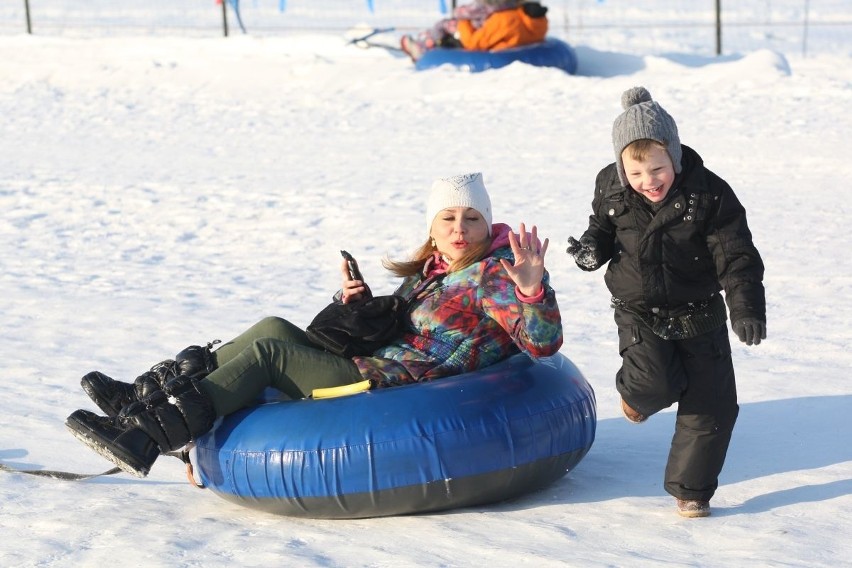 Snowtubing w Niestachowie - atrakcja dla najmłodszych