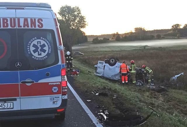 Tragiczny wypadek na drodze krajowej nr 10 w okolicach Wałcza