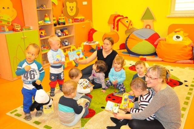 Wnętrza żłobka w Połańcu są nowocześnie wyposażone, bajecznie kolorowe, a co najważniejsze przyjazne dzieciom