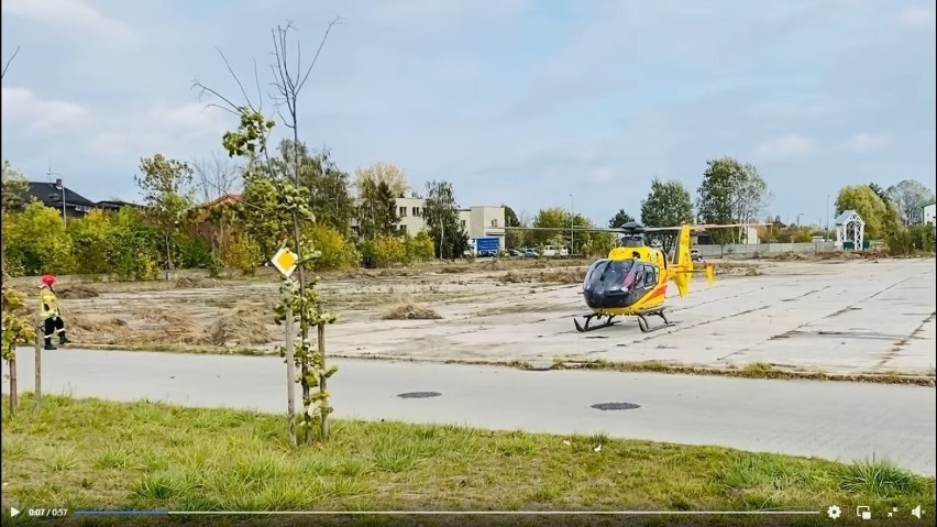 Gniezno. Śmigłowiec LPR pomógł w transporcie dziecka, które...