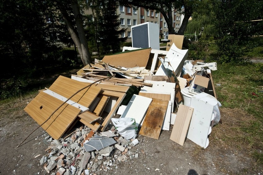 Tak wygląda wiele śmietników w Koszalinie