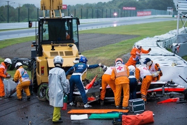 Jules Bianchi wypadek
