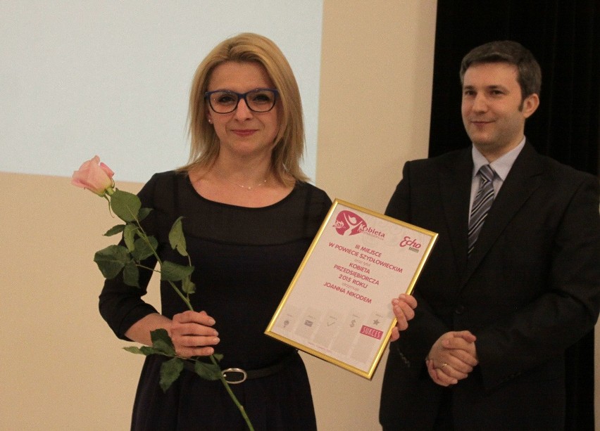 Anita Gołosz Kobietą Przedsiębiorczą 2015 Roku w powiecie szydłowieckim. Wygrała po raz drugi