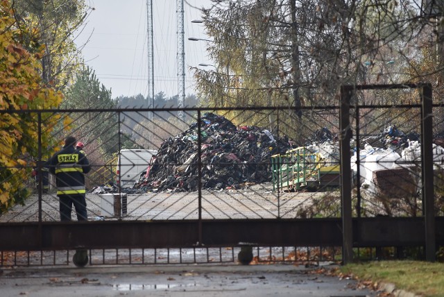 W październiku 2019 roku na terenie składowiska odpadów doszło do pożaruZobacz kolejne zdjęcia. Przesuwaj zdjęcia w prawo - naciśnij strzałkę lub przycisk NASTĘPNE