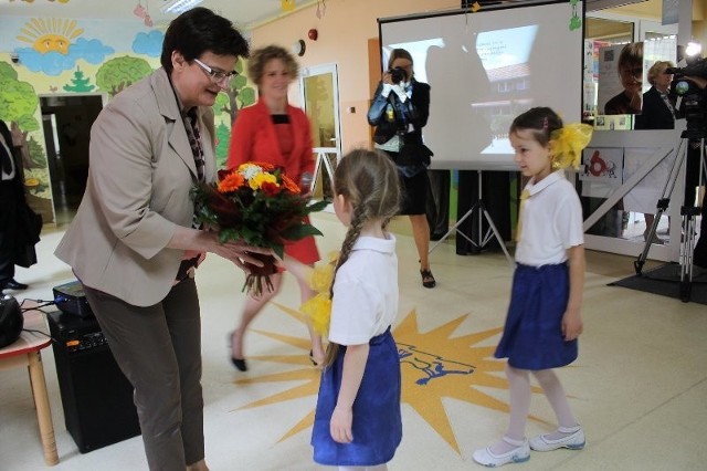 W czerwcu minister Krystyna Szumilas przyjechała do Kluczborka żeby przekonywać do reformy edukacji.