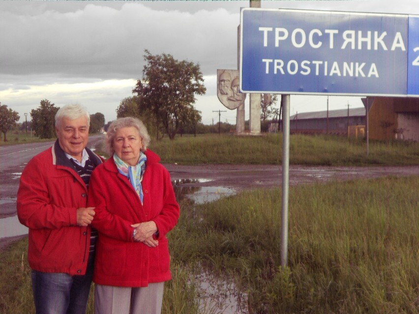 Senator Maria Berny w Trościance - miejscu jej urodzenia - w...