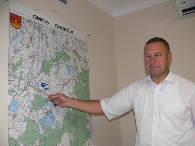 Stale to druga miejscowość w gminie Grębów, gdzie zostaną wprowadzone nazwy ulic - pokazuje Robert Pędziwiatr, wicewójt gminy Grębów 