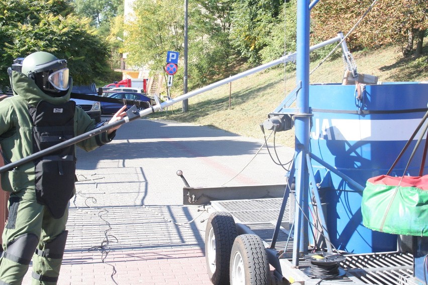 Chełmno. Bomba w Starostwie Powiatowym. na pomoc przybyli antyterroryści