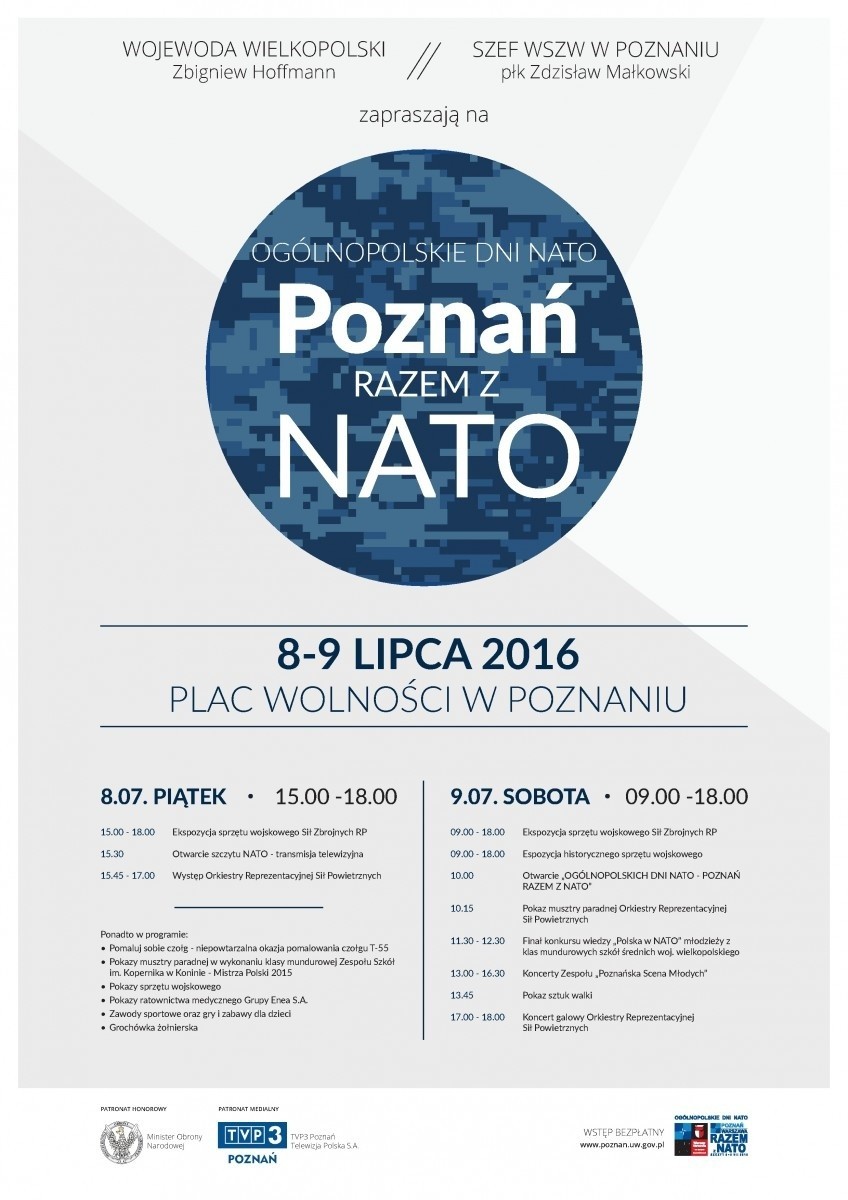 Poznań razem z NATO - program wydarzeń