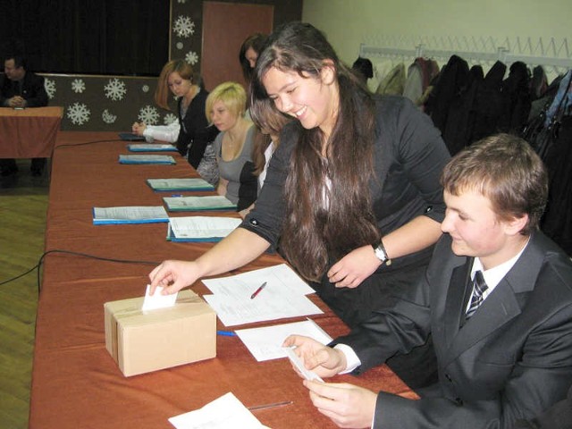 Radni Młodzieżowej Rady Miasta Wąchocka w głosowaniu tajnym wybrali osoby funkcyjne rady