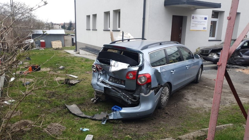 Wypadek na terenie jednostki PSP w Strykowie