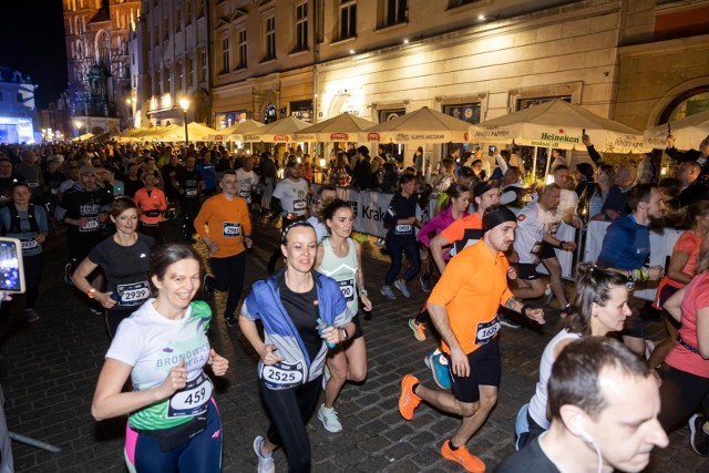 Trasa Igrzyskowego Biegu Nocnego liczyła 10 kilometrów