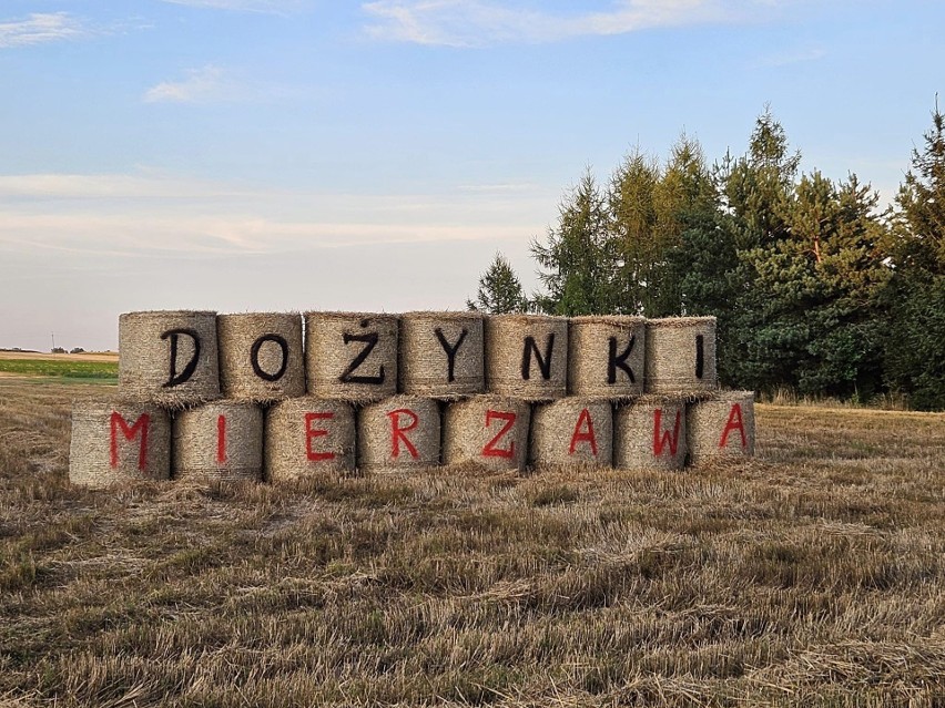 Dożynki gminy Wodzisław 2023. Mieszkańcy Mierzawy popisali...