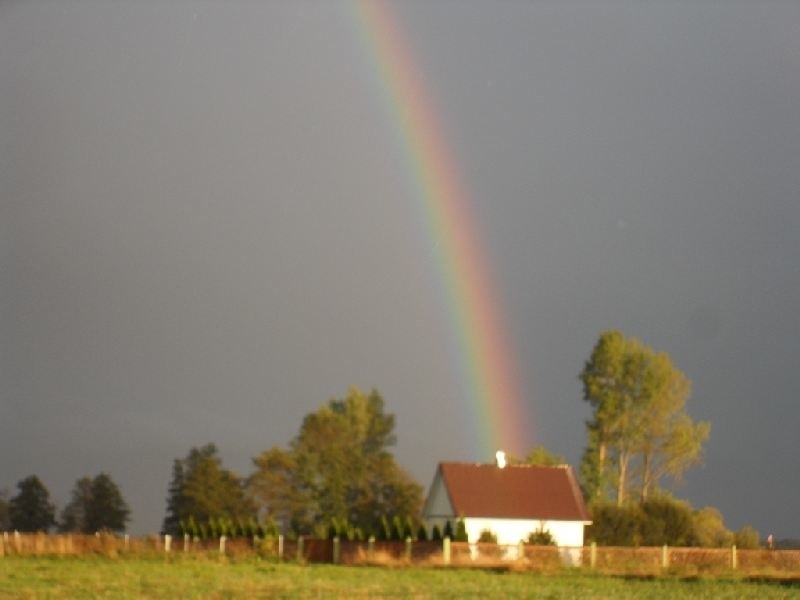 Podwójna tęcza nad Topilcem