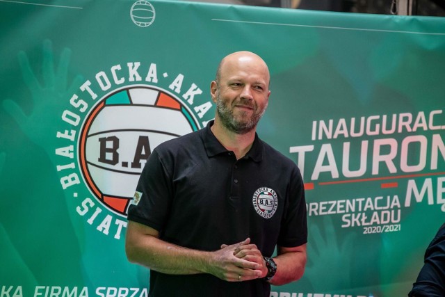 Trener Marek Antoniuk