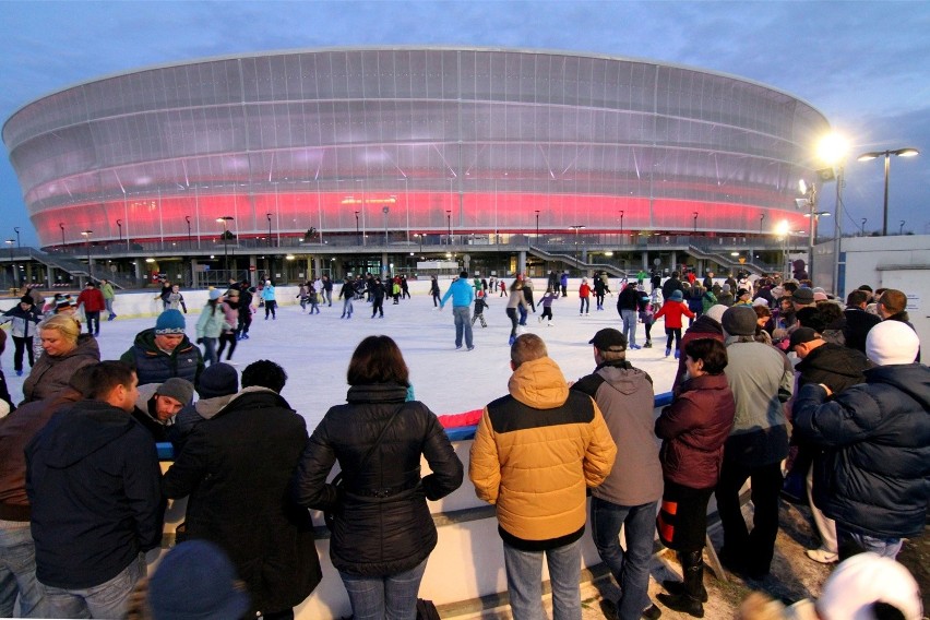 Lodowisko na Stadionie Wrocław - w ubiegłych latach...