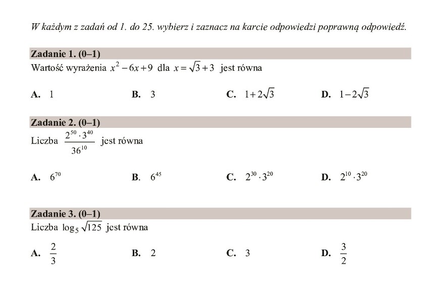 Zobacz zadania i odpowiedzi do arkusza z matury 2020 z...