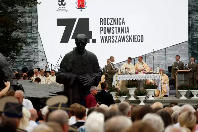 31.07.2018 warszawarocznica wybuchu powstania warszawskiego apel pamieci prezydent andrzej duda pomnik powstancow fot marek szawdyn/polska press