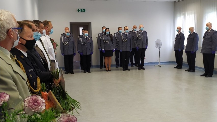 Podczas Święta Policji w Sępólnie awanse na wyższe stopnie...
