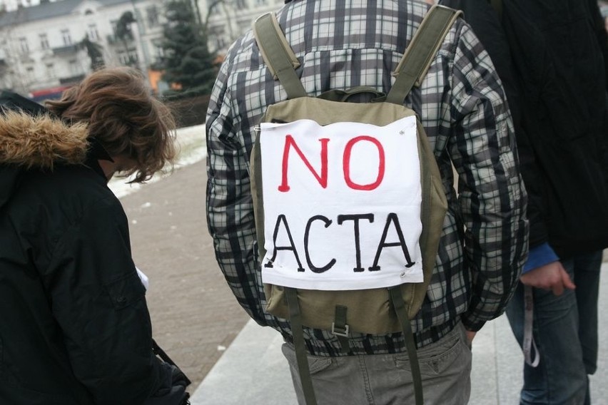 Zaprotestowali, bo nie chcą ACTA.