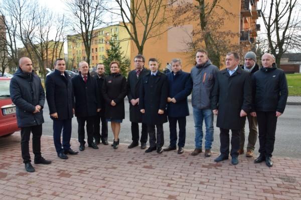 Oficjalne oddanie do użytku ulicy 1 Maja we Włoszczowie.