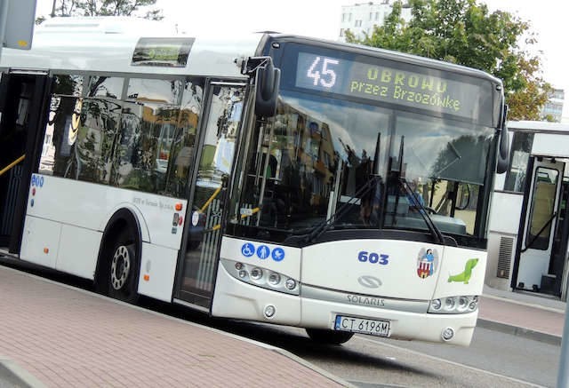 MZK w Toruniu. Nowy rozkład jazdy autobusów nr 45 i 46