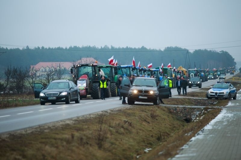Protestujący ruszyli na Krupniki, a następnie skręcili na...