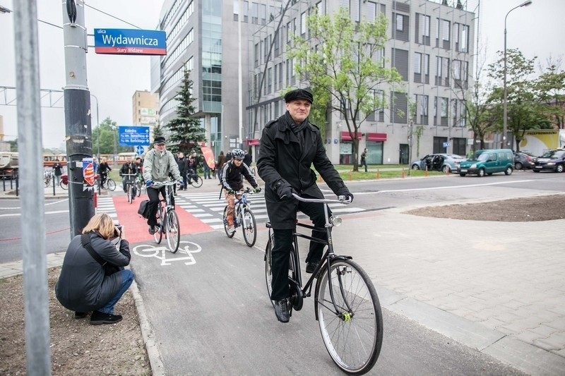 Drogę rowerową na Widzew władze miasta otworzyły z wielką...