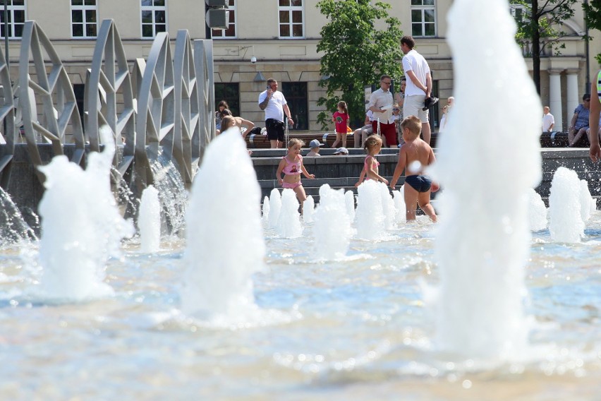 Upał rozpieszczał lublinian. Bardzo gorąca galeria z centrum miasta. Zobaczcie