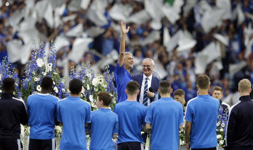 Wielkie święto na King Power Stadium! Bocelli zaśpiewał dla Leicester [ZDJĘCIA]