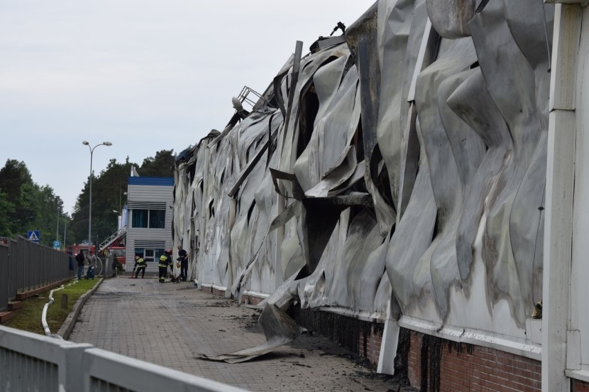 Pożar zakładu Iglotex w Skórczu 27.05.2019. Gigantyczny...