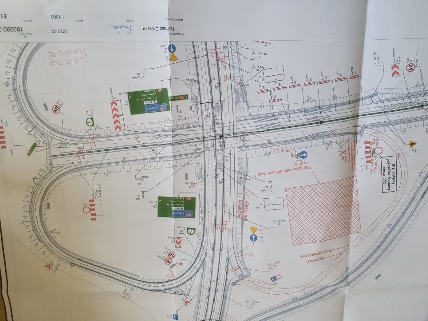 Przygotowują się do budowy północnej obwodnicy Krakowa. Organizują miejsce składowania kruszywa do budowy dróg technologicznych