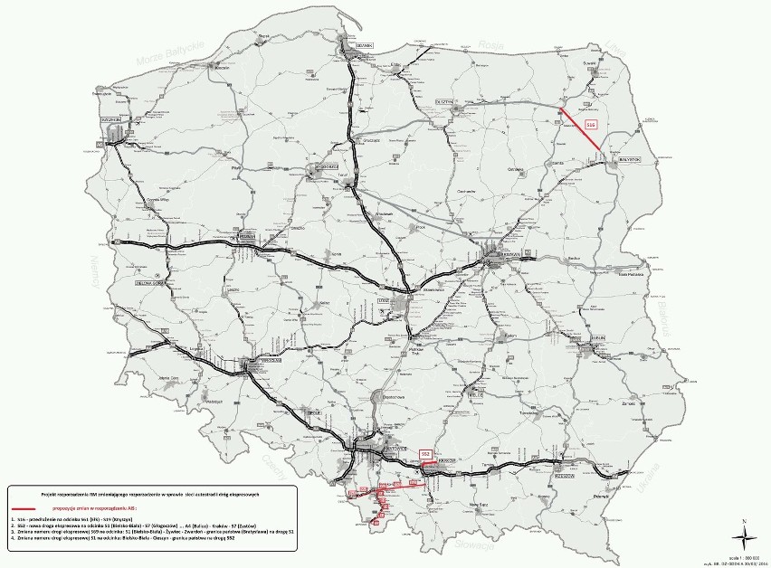 S16 z Knyszyna do Ełku połączy Via Carpatię i Via Baltikę