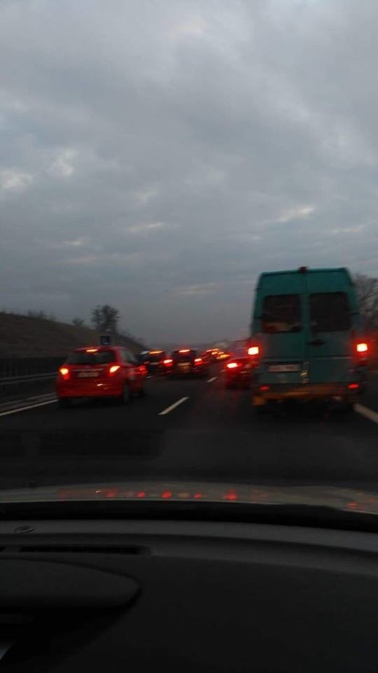 Korek na autostradzie A1