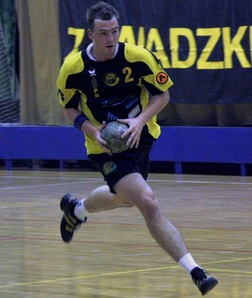 Dominik Droździk (ASPR), gra coraz lepiej.