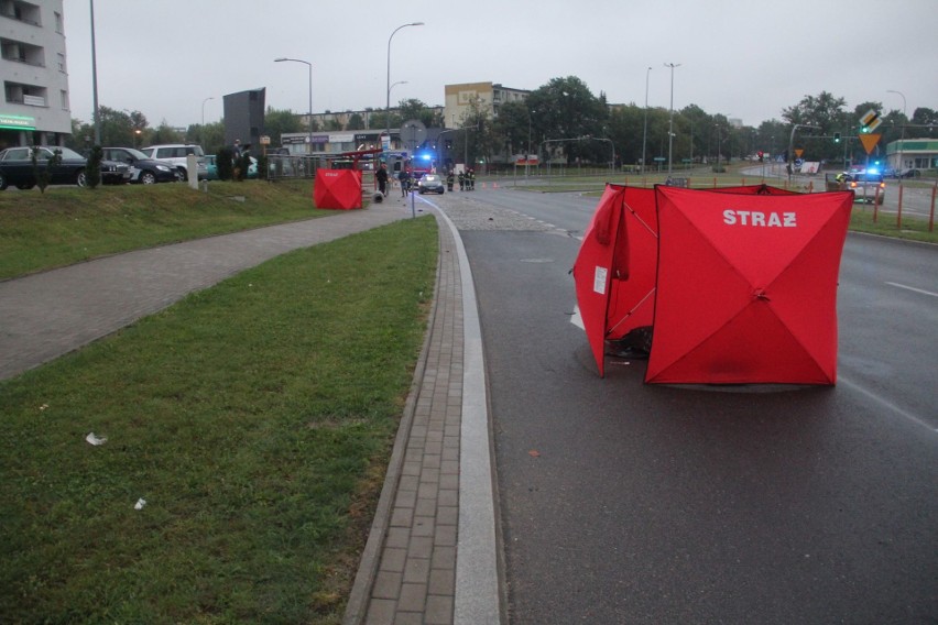 Śmiertelny wypadek na Antoniukowskiej w Białymstoku. Dwie...