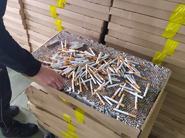 Na posesji koło Rzeszowa działała nielegalna "paczkowalnia" podrobionych papierosów.