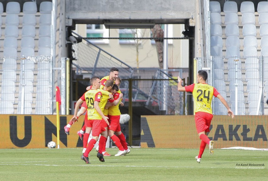 Kulisy meczu Korona Kielce - GKS Tychy w obiektywie. Gospodarze wygrali na Suzuki Arenie 1:0 [ZDJĘCIA]