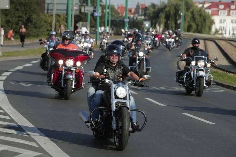 Harleyowcy opanowali Poznań