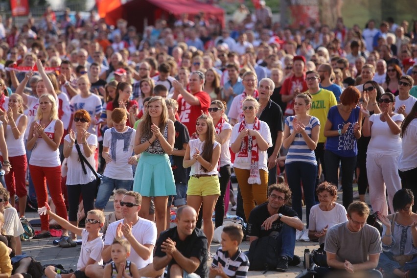 MŚ siatkarzy 2014 FanZone przed Spodkiem