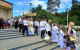 Boże Ciało w Obierwi. Procesja w parafii pw. NMP Częstochowskiej w Obierwi. 3.06.2021