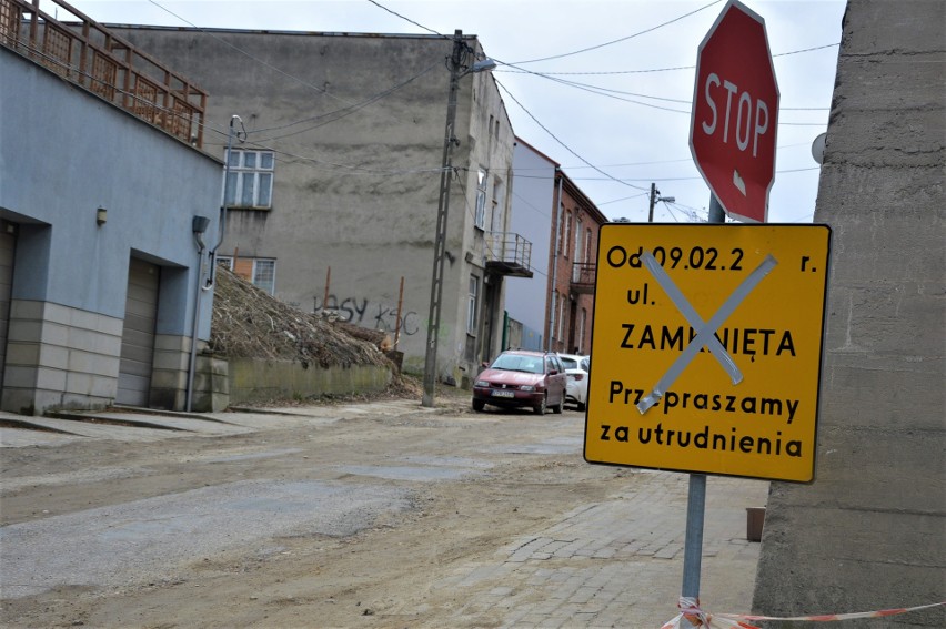 Ulica Władysława Jagiełły w Proszowicach