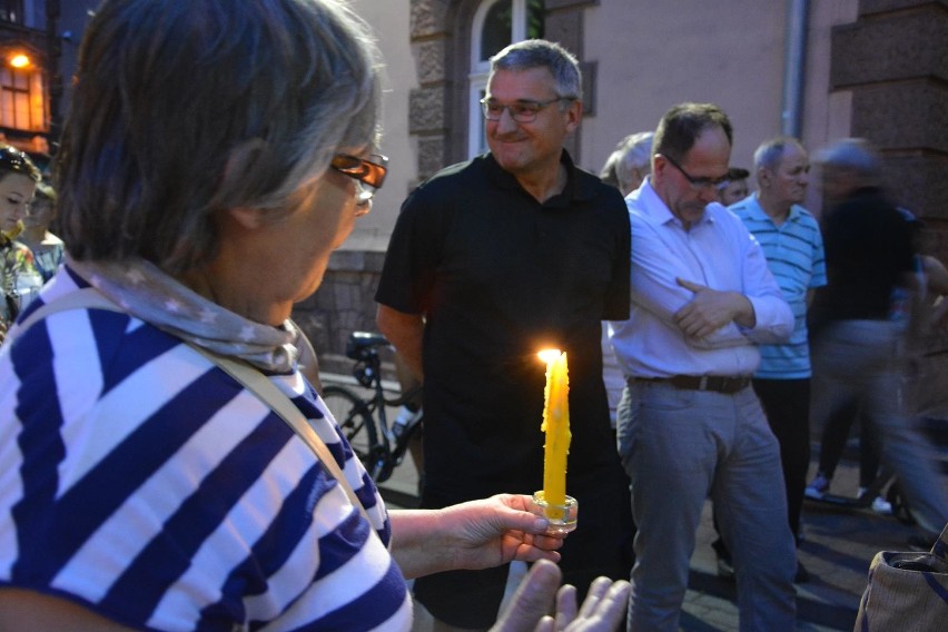 Protest przed sądem w Bytomiu ZDJĘCIA