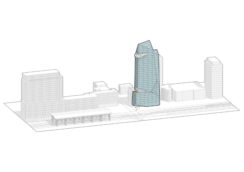 Będzie łódzki drapacz chmur na działce Misztala przy Piotrkowskiej. Nowy plan hotelu Misztala wysokiego 100 metrów 22.12.2019