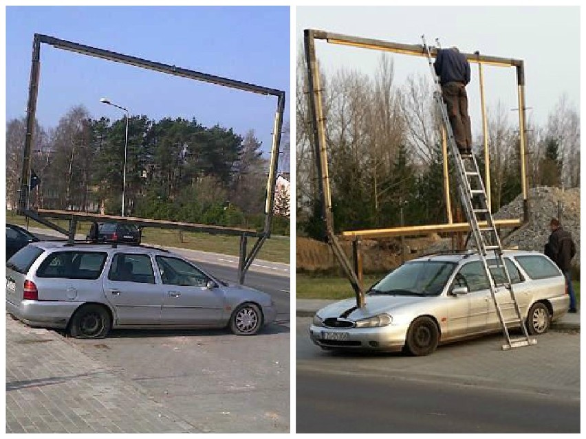 Takiego dziwoląga możemy "podziwiać" na ulicy Rzeźniczaka w...