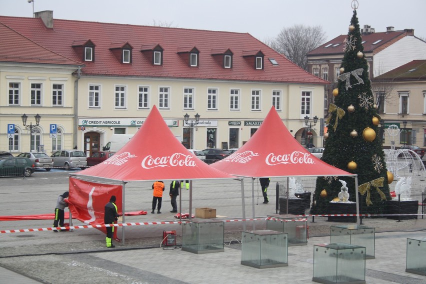 Ciężarówka Coca-Coli zaparkuje na oświęcimskim rynku